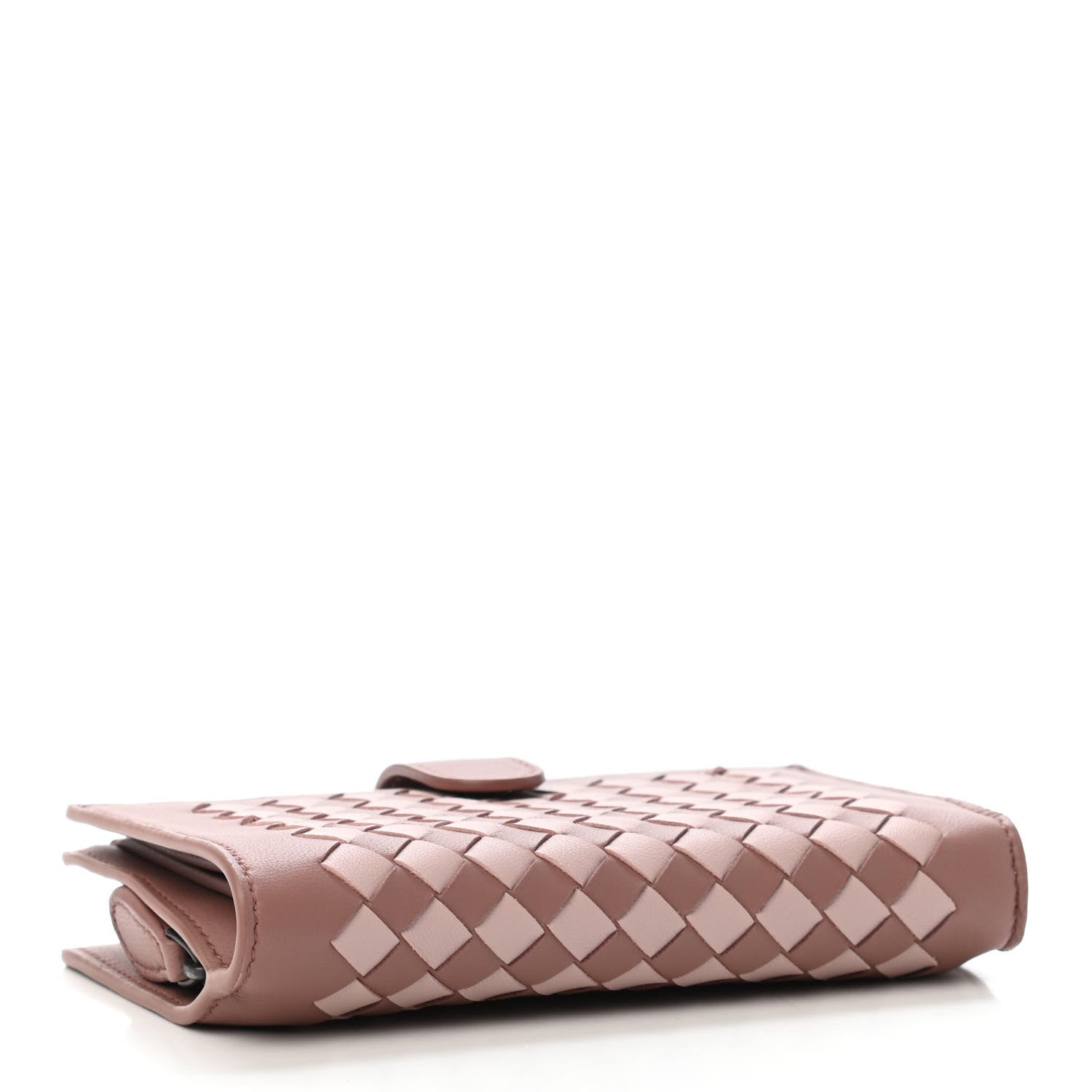 Bottega Veneta Nappa Intrecciato Continental Wallet Deco Rose Quartz 2 of 6