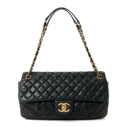 Chanel Iridescent Calfskin Large Chic Quilt Flap Black 1 of 11