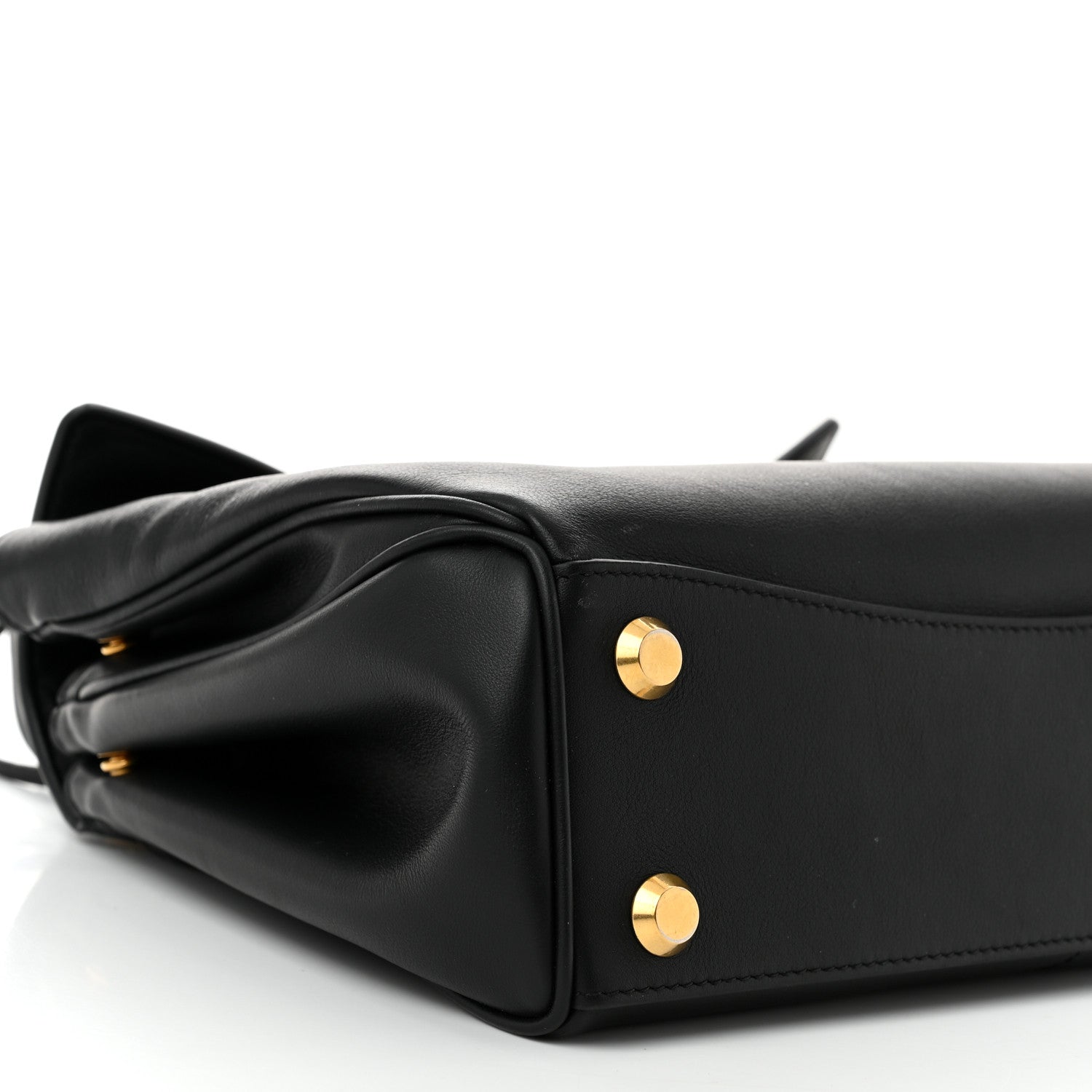 Balenciaga Natural Smooth Calfskin Small Rodeo Top Handle Handbag Black 9 of 11