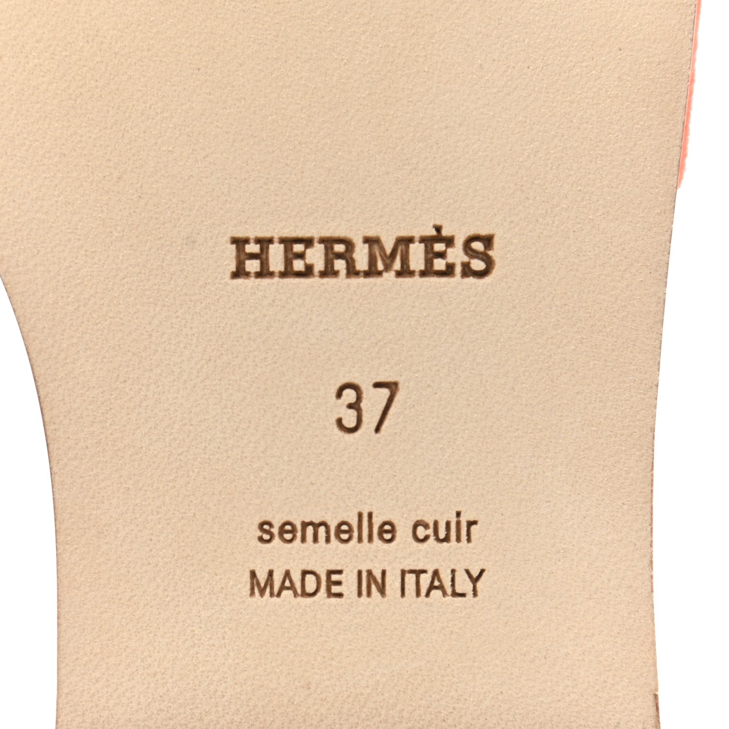 Hermes Suede Goatskin Oran Sandals 37 Rose Sorbet 6 of 10