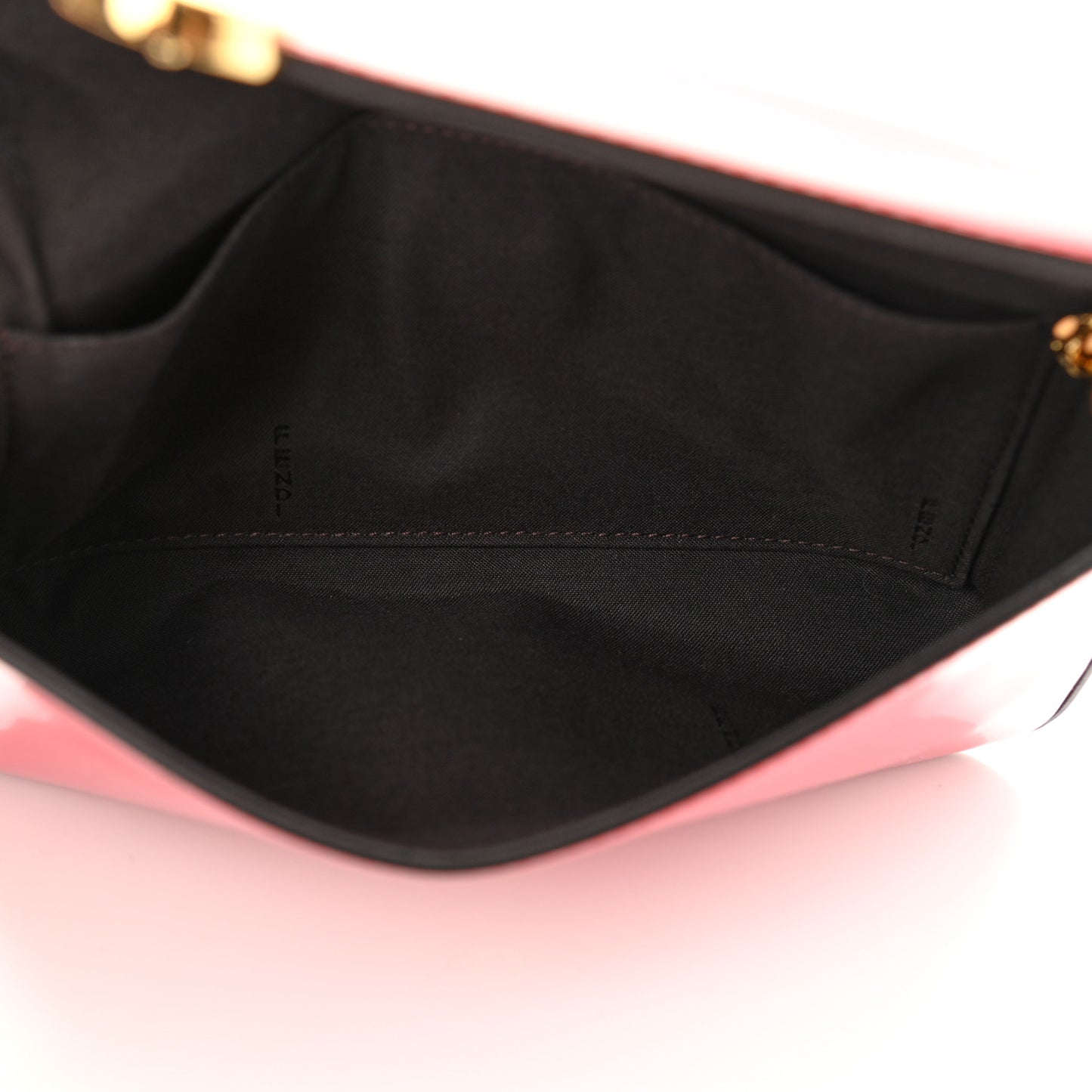 Vitello Vernice Mou F is Fendi Envelope Wallet on Chain with Pouches Rosso Cardinale