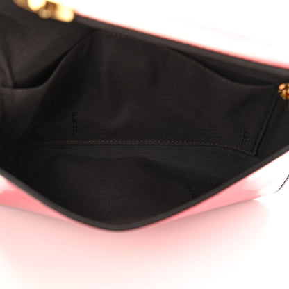Fendi Vitello Vernice Mou F is Fendi Envelope Wallet on Chain with Pouches Rosso Cardinale 5 of 10