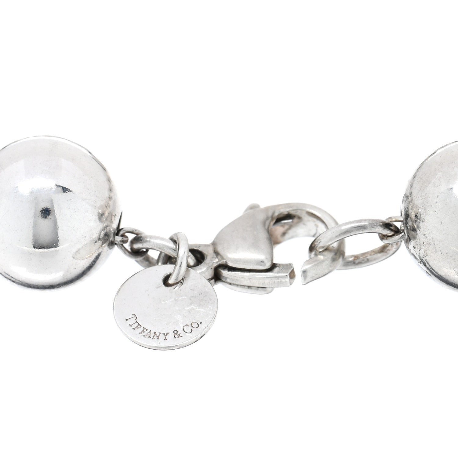 Tiffany Sterling Silver 10mm Hardwear Ball Bracelet 3 of 3