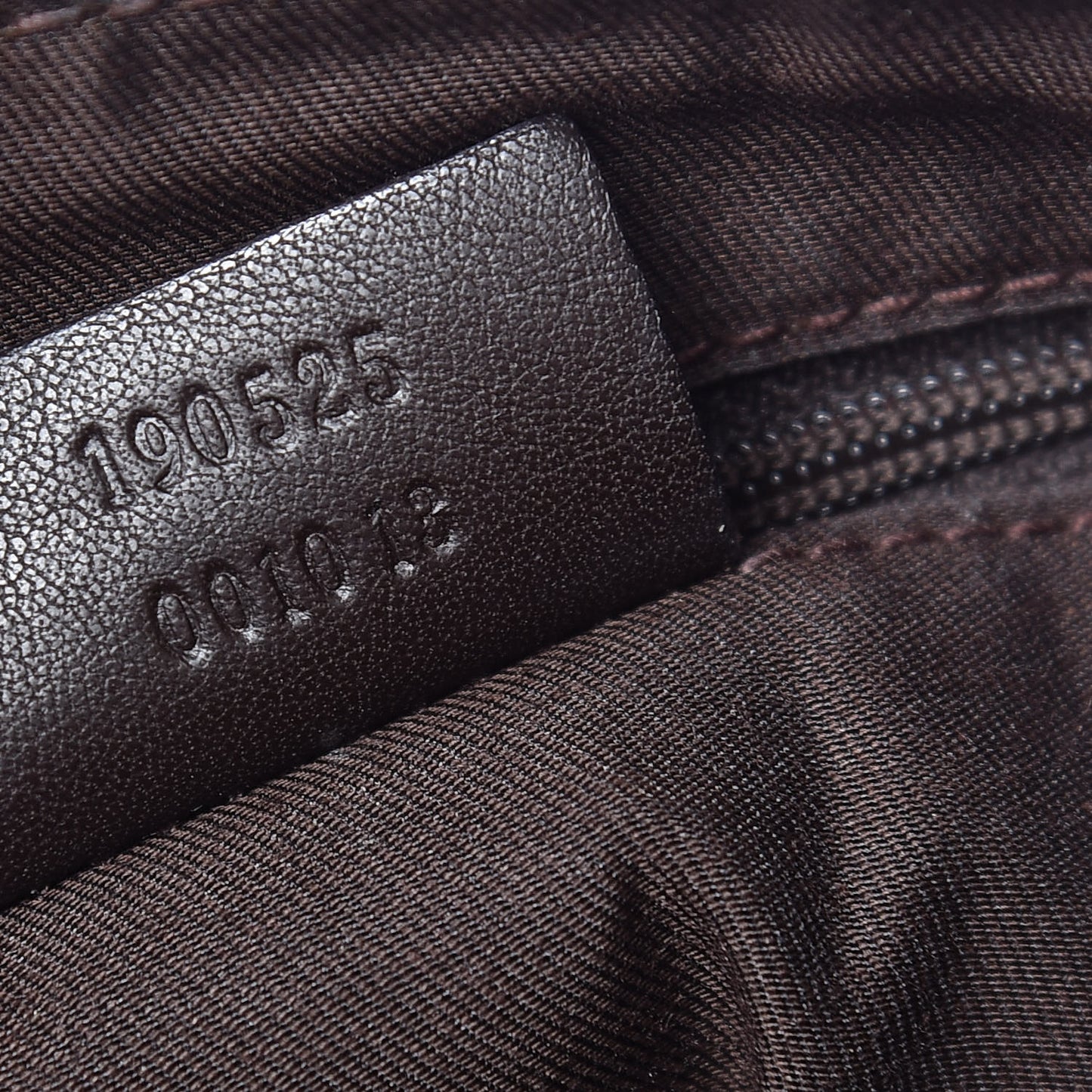Monogram Medium D Gold Hobo Dark Brown