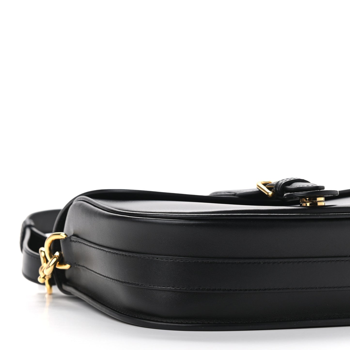 Box Calfskin Medium Bobby Bag Black