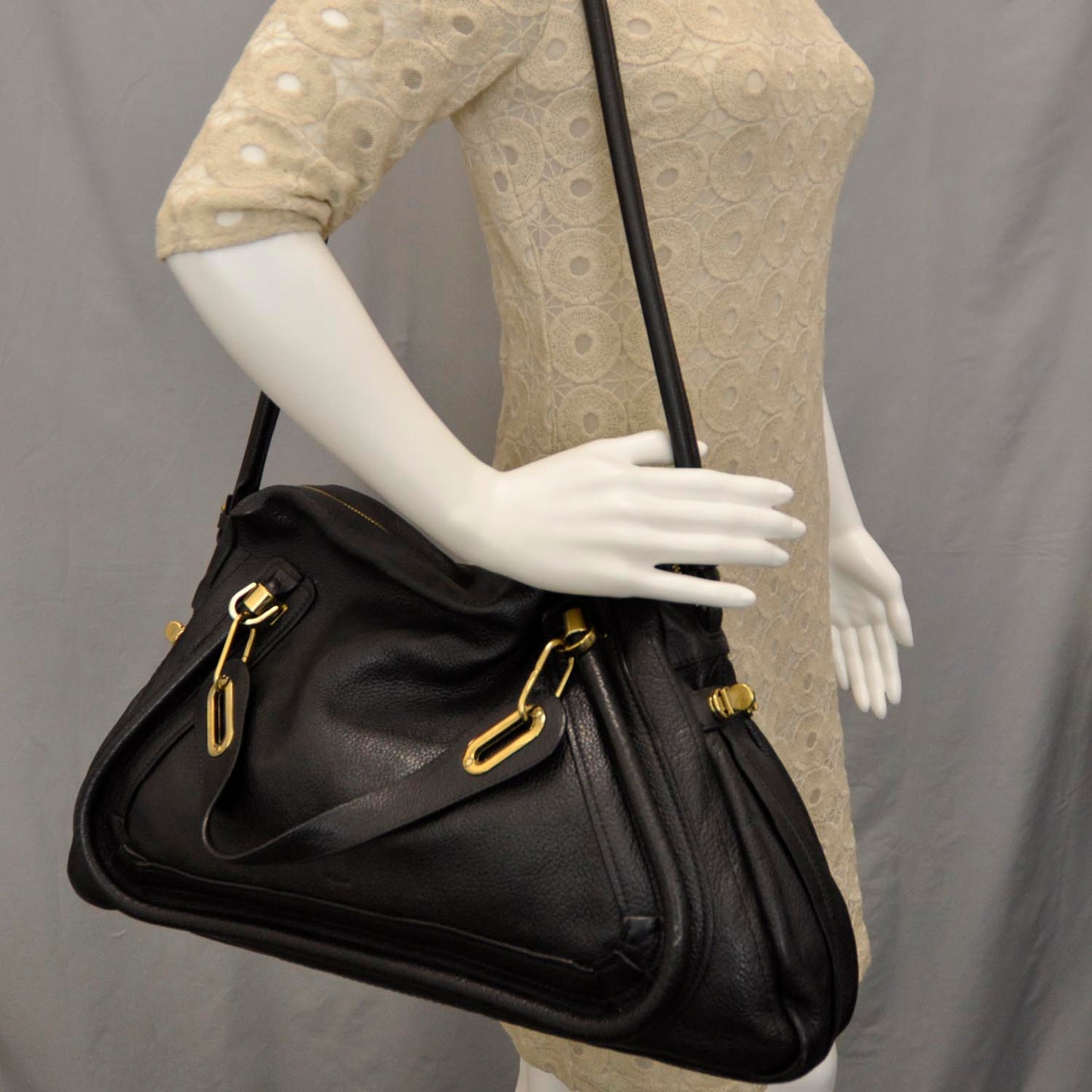 Calfskin Large Paraty Black