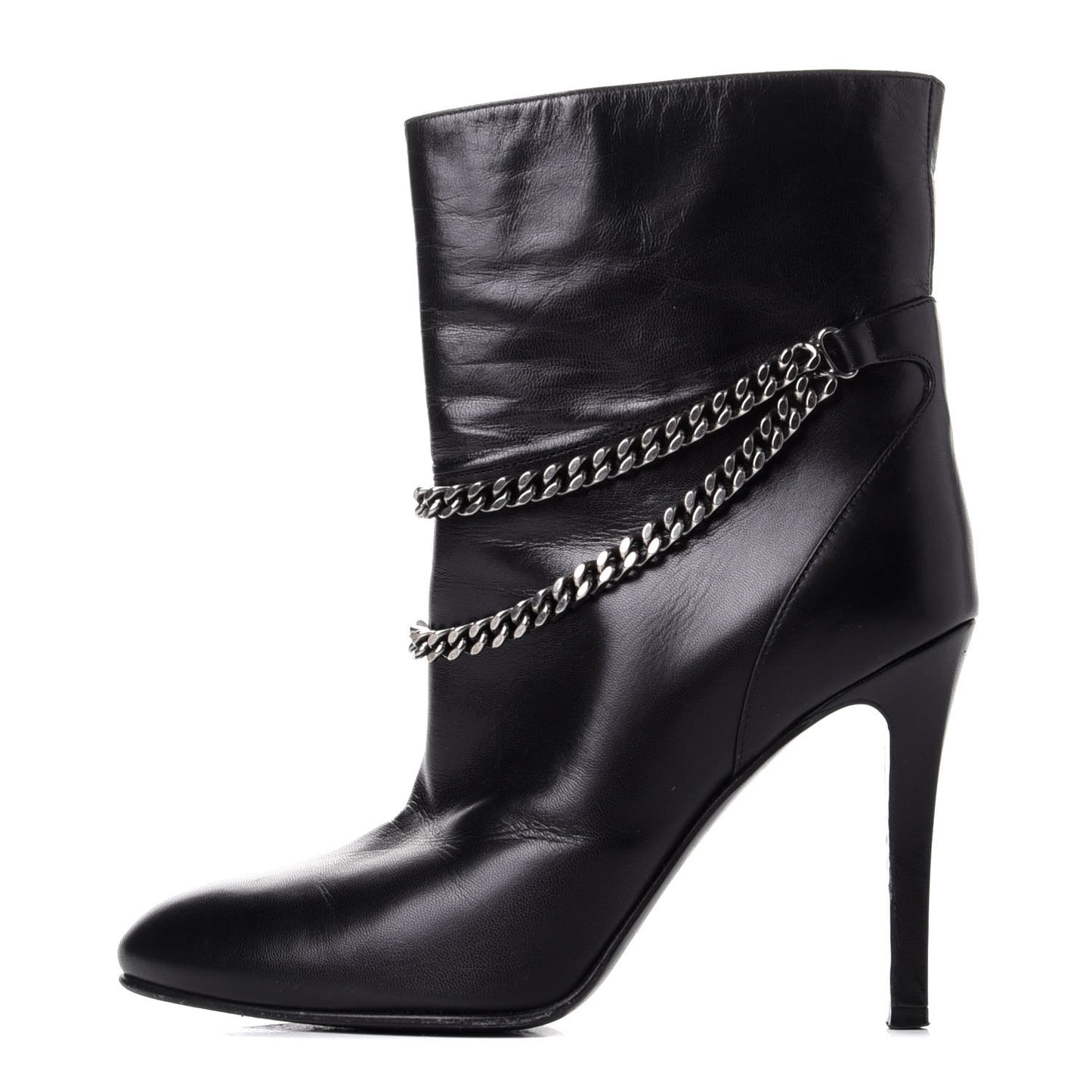 Calfskin Debbie 100 Ankle Boots 36 Black