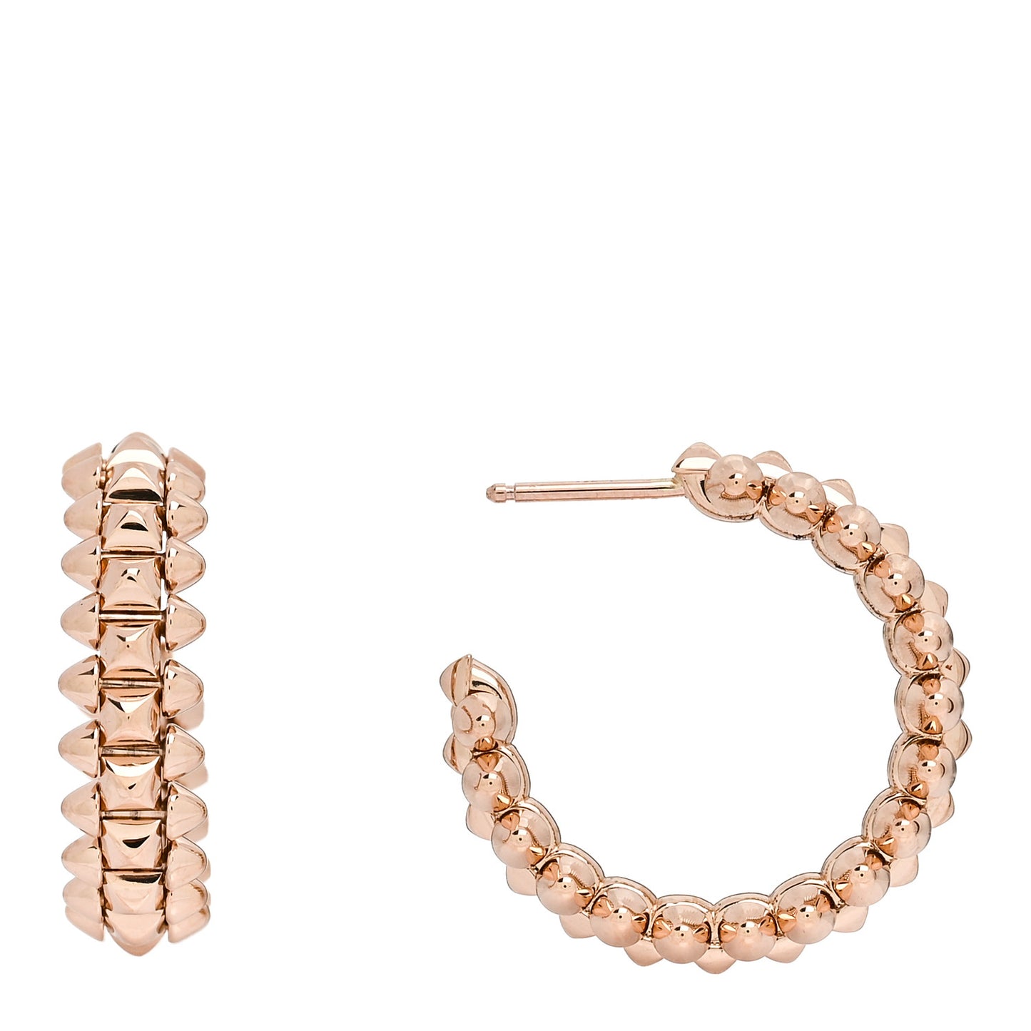 18K Pink Gold Small Clash de Cartier Earrings