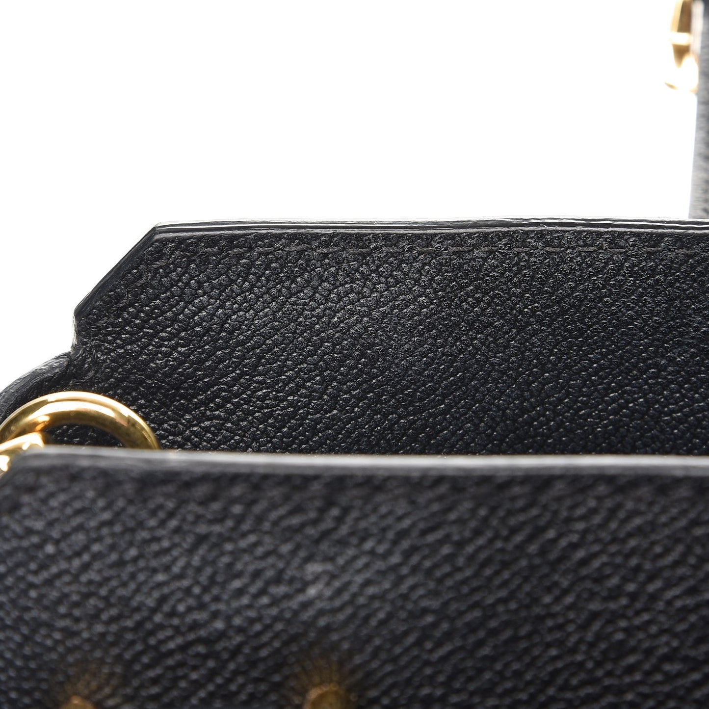 Soft Grain Calfskin Small Buckle Tote Black
