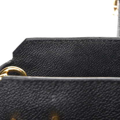 Burberry Soft Grain Calfskin Small Buckle Tote Black 13 of 14