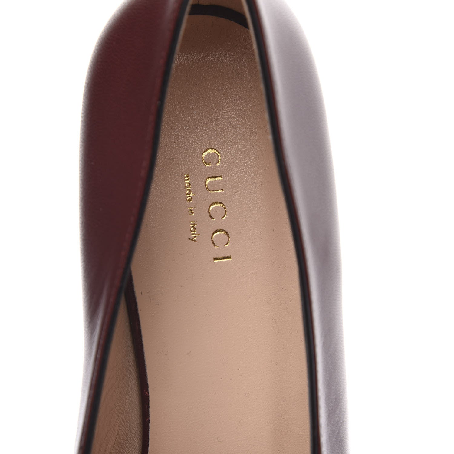 Gucci Malaga Kid Womens GG Marmont Loafers 39 Vintage Bordeaux 8 of 9