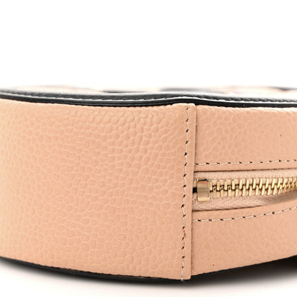 Chanel Caviar Quilted Round Filigree Crossbody Beige Black 10 of 10