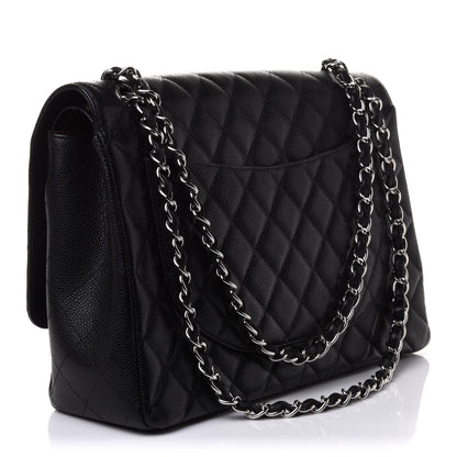 Chanel Caviar Quilted Maxi Double Flap Black 3 of 10