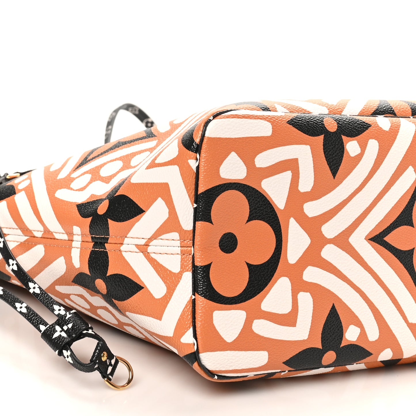 Monogram Giant Crafty Neverfull MM Creme Caramel