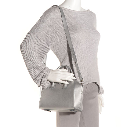 Givenchy Sugar Goatskin Mini Antigona Silver 2 of 12