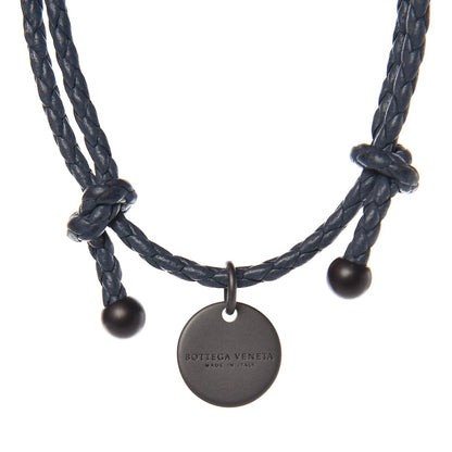 Bottega Veneta Nappa Intrecciato Bracelet Blue 4 of 5