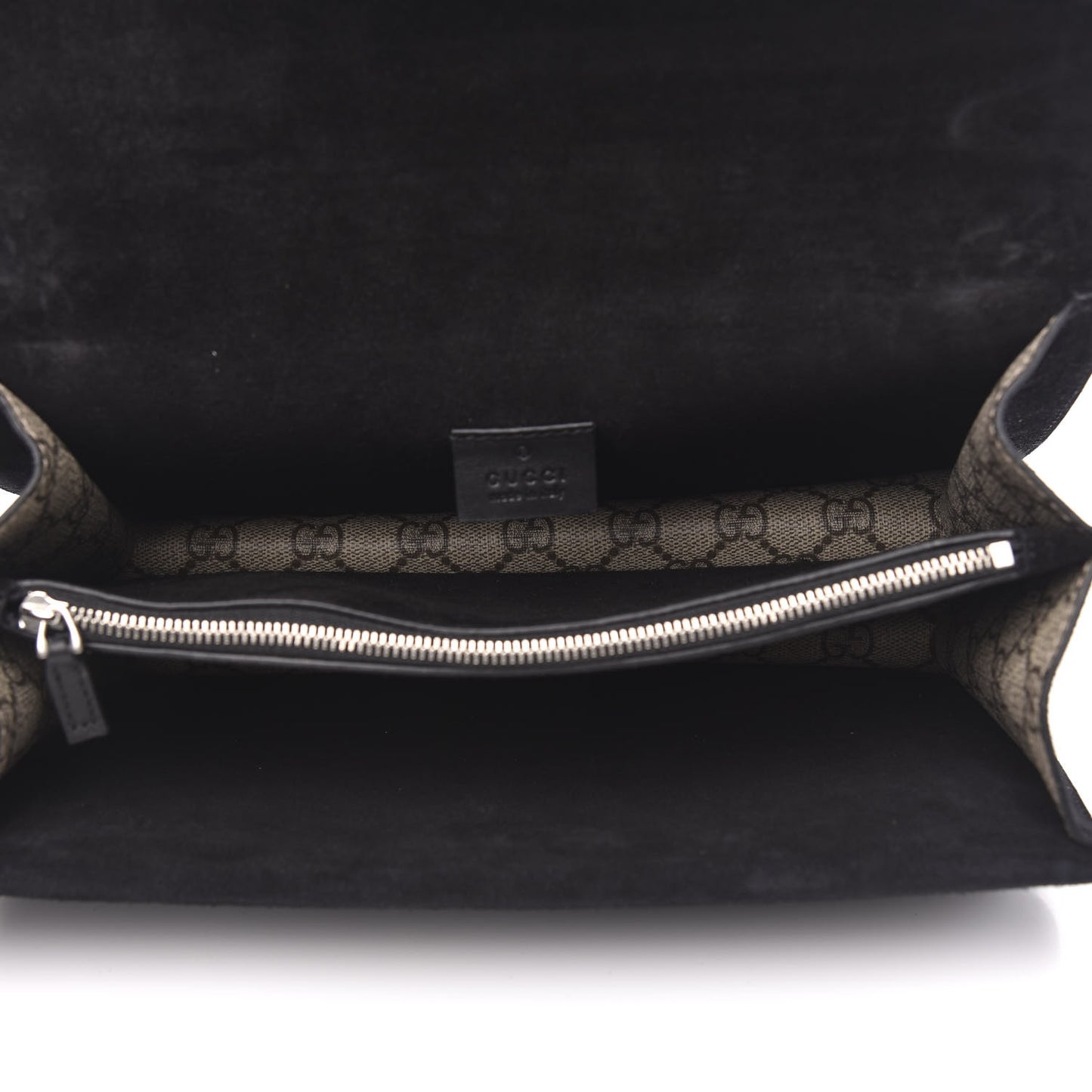 GG Supreme Monogram Small Dionysus Shoulder Bag Black
