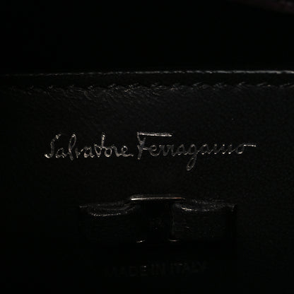 Salvatore Ferragamo Printed Calfskin Vara Bow Top Handle Tote Multicolor 6 of 9