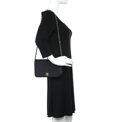 Chanel Lambskin Quilted Small Single Flap Black 2 of 11