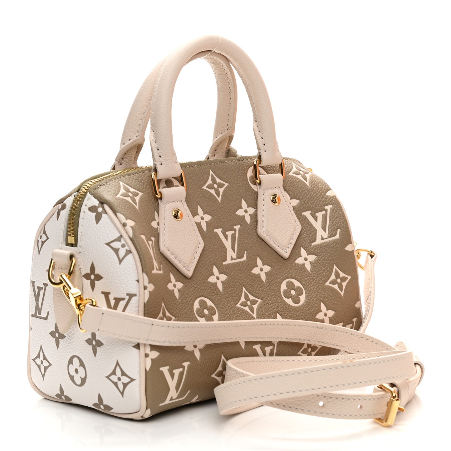 Empreinte Monogram Spring in the City Speedy Bandouliere 20 Kaki Beige Cream