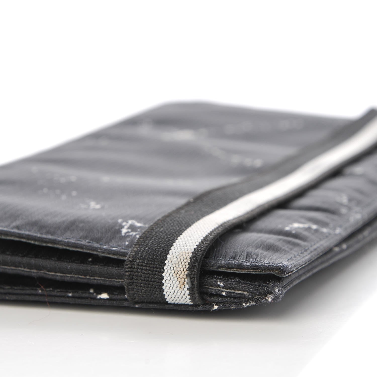 Chanel Nylon Travel Flap Wallet Black 9 of 10