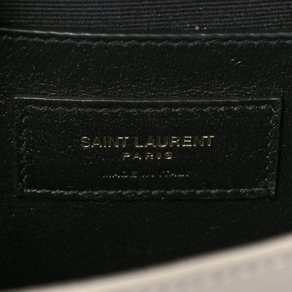Saint Laurent Grain De Poudre Small Monogram Kate Satchel Crema Soft 7 of 11