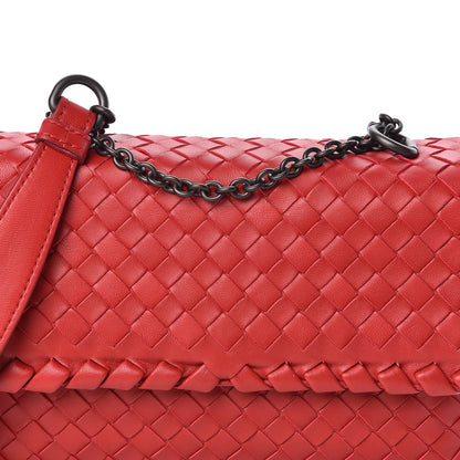 Bottega Veneta Nappa Intrecciato Baby Olimpia Shoulder Bag Vesuvio 9 of 9
