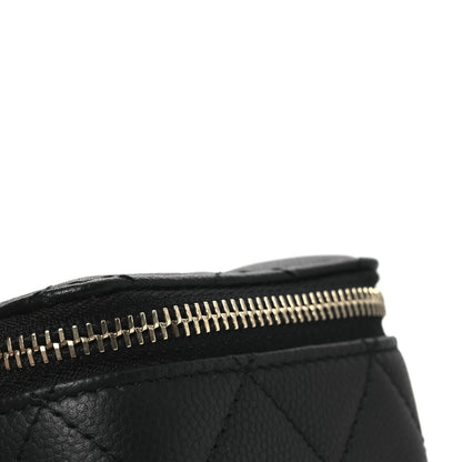 Chanel Caviar Quilted Jewelry Travel Case Black 8 of 8
