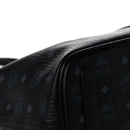 MCM Visetos Medium Liz Reversible Shopper Tote Black 8 of 11