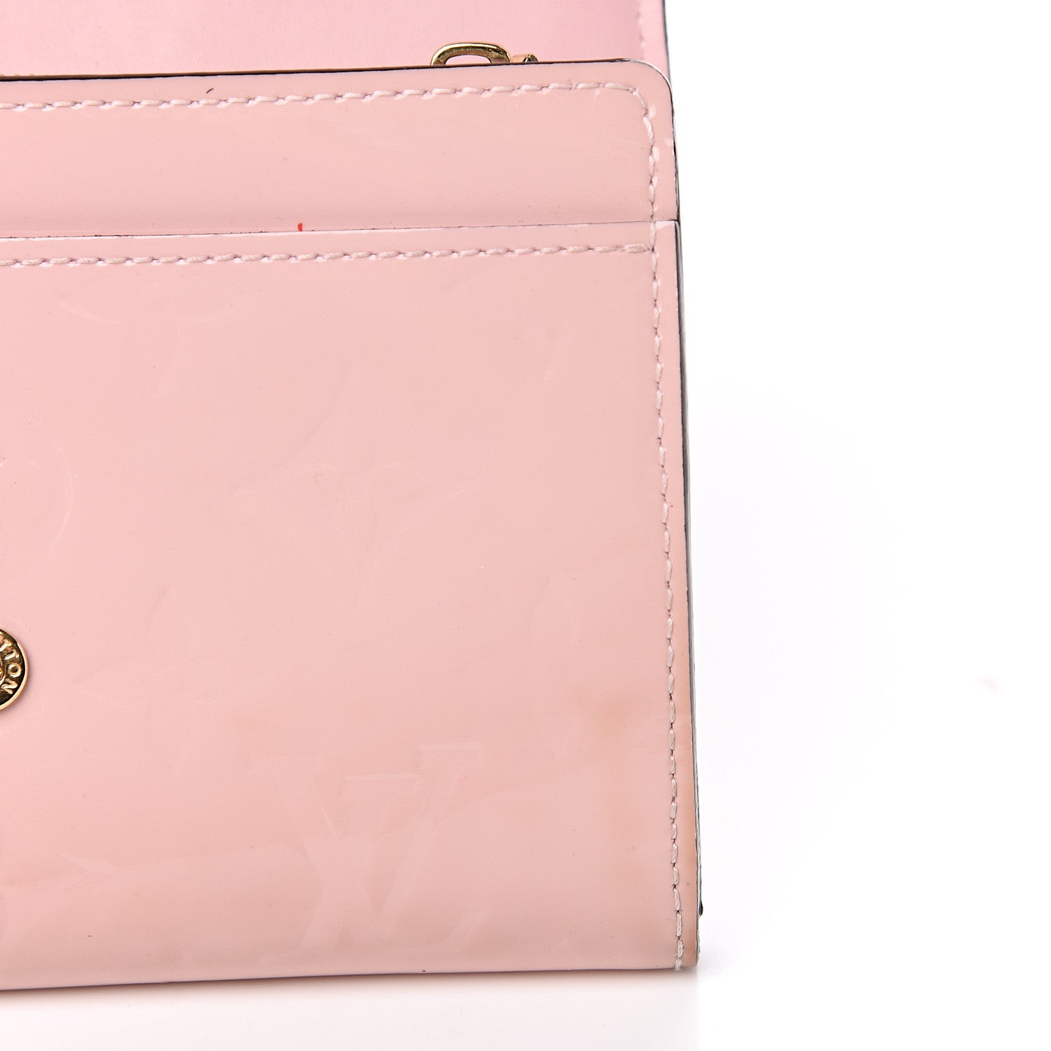 Louis Vuitton Vernis Sarah Compact Wallet Rose Ballerine 7 of 11