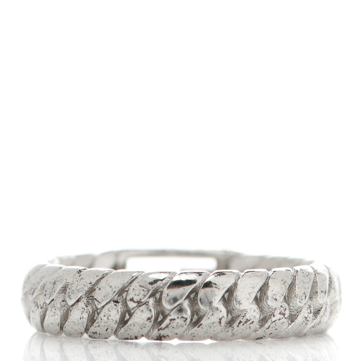 Metal FF Chain Ring 54 7 Silver
