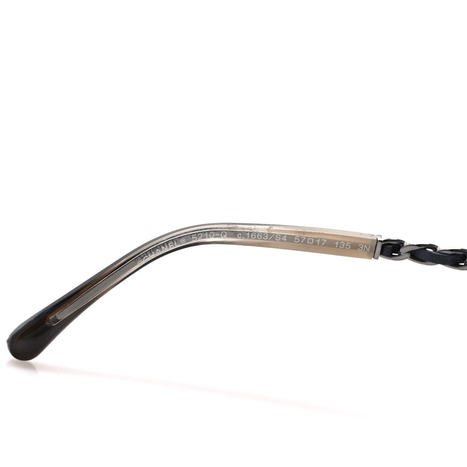 Chanel Lambskin Square Chain Sunglasses 5210-Q Grey 7 of 8
