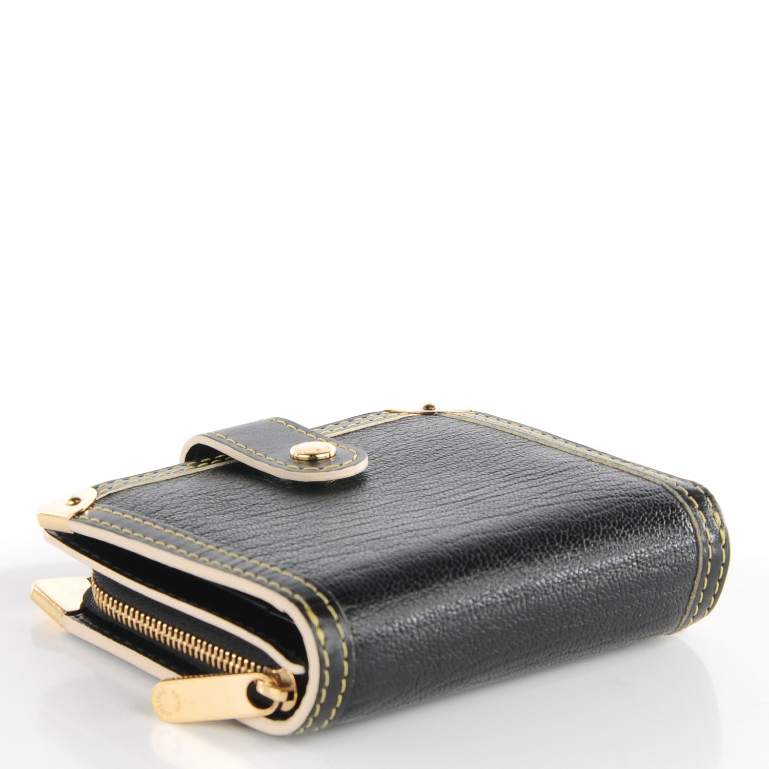 Louis Vuitton Suhali Compact Zipped Wallet Black 4 of 7