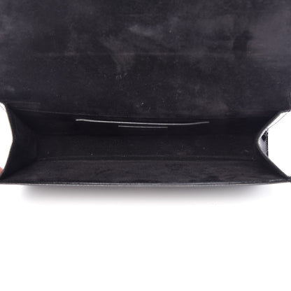 Saint Laurent Patent Classic Monogram Cassandre Clutch Black 5 of 14