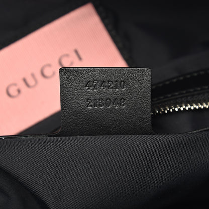 Gucci Calfskin Small GucciGhost Drawstring Backpack Black 7 of 11
