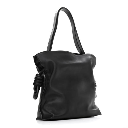 Loewe Calfskin Small Flamenco Knot Bag Black 3 of 9