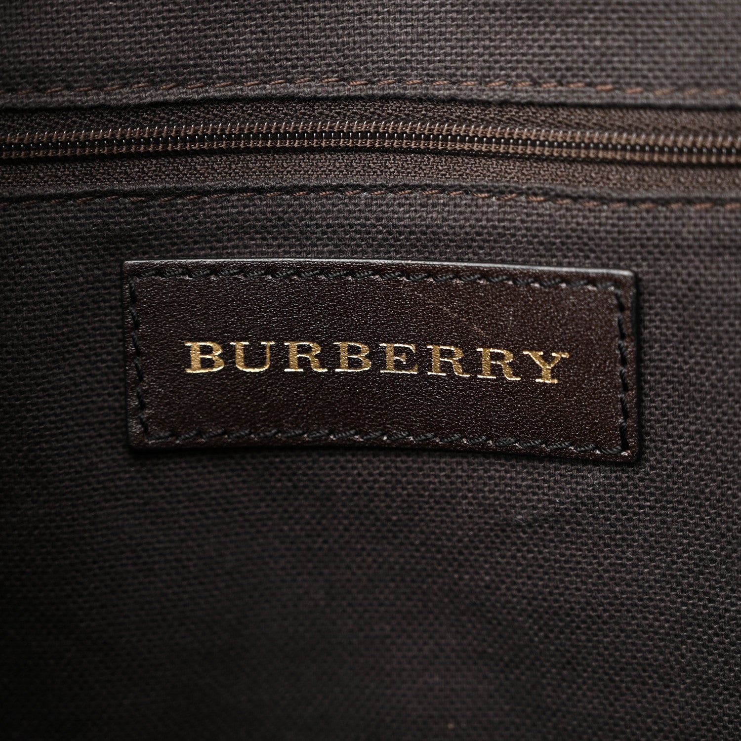 Burberry Haymarket Check Small Gladstone Chocolate 6 of 17