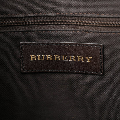 Burberry Haymarket Check Small Gladstone Chocolate 6 of 17