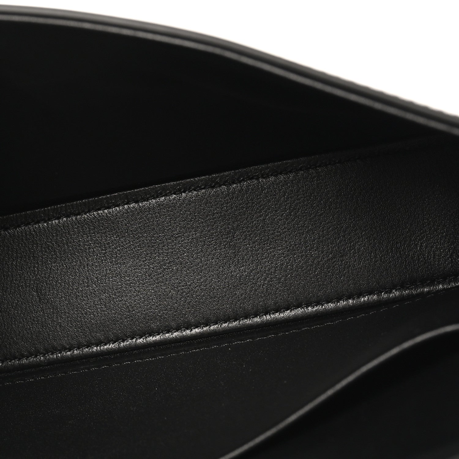 Celine Shiny Calfskin Triomphe Shoulder Bag Black 5 of 9