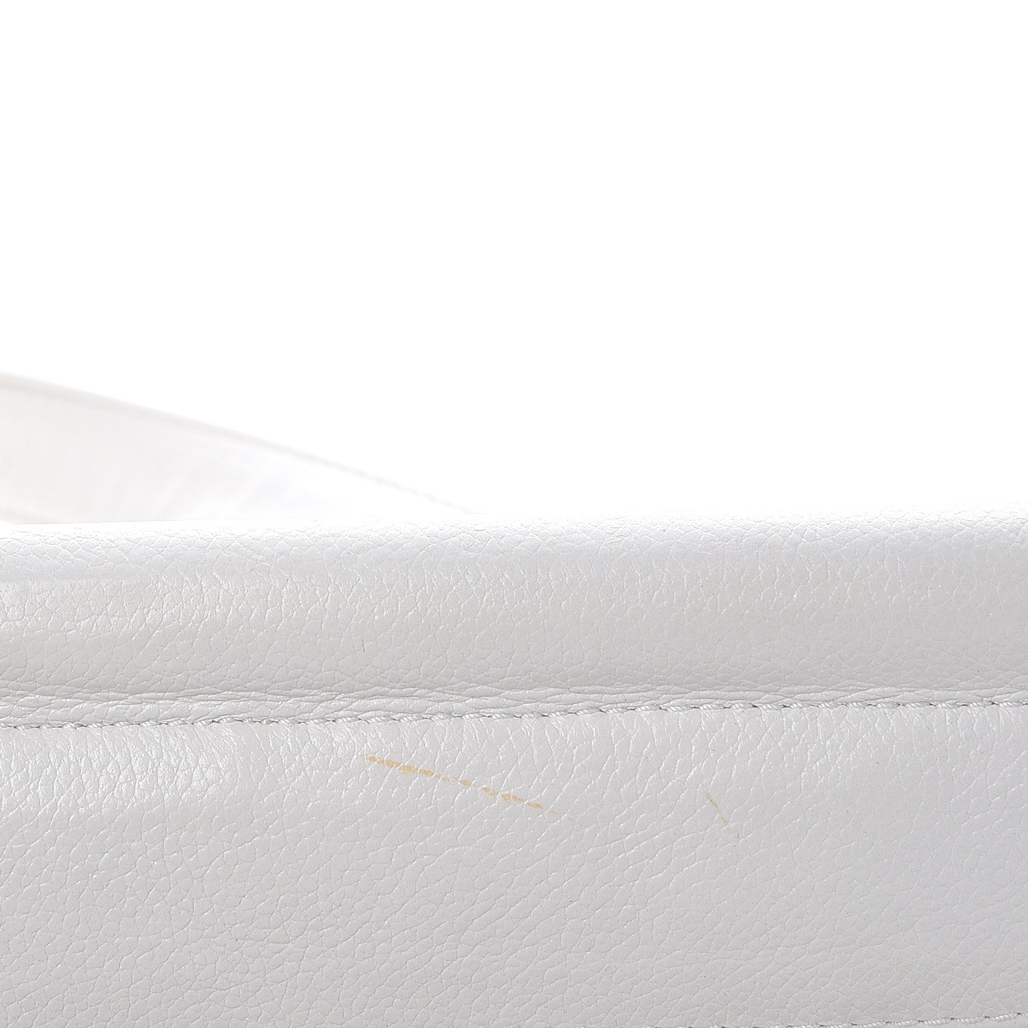 Chanel Calfskin Multicolor Stitch Tote White 9 of 18