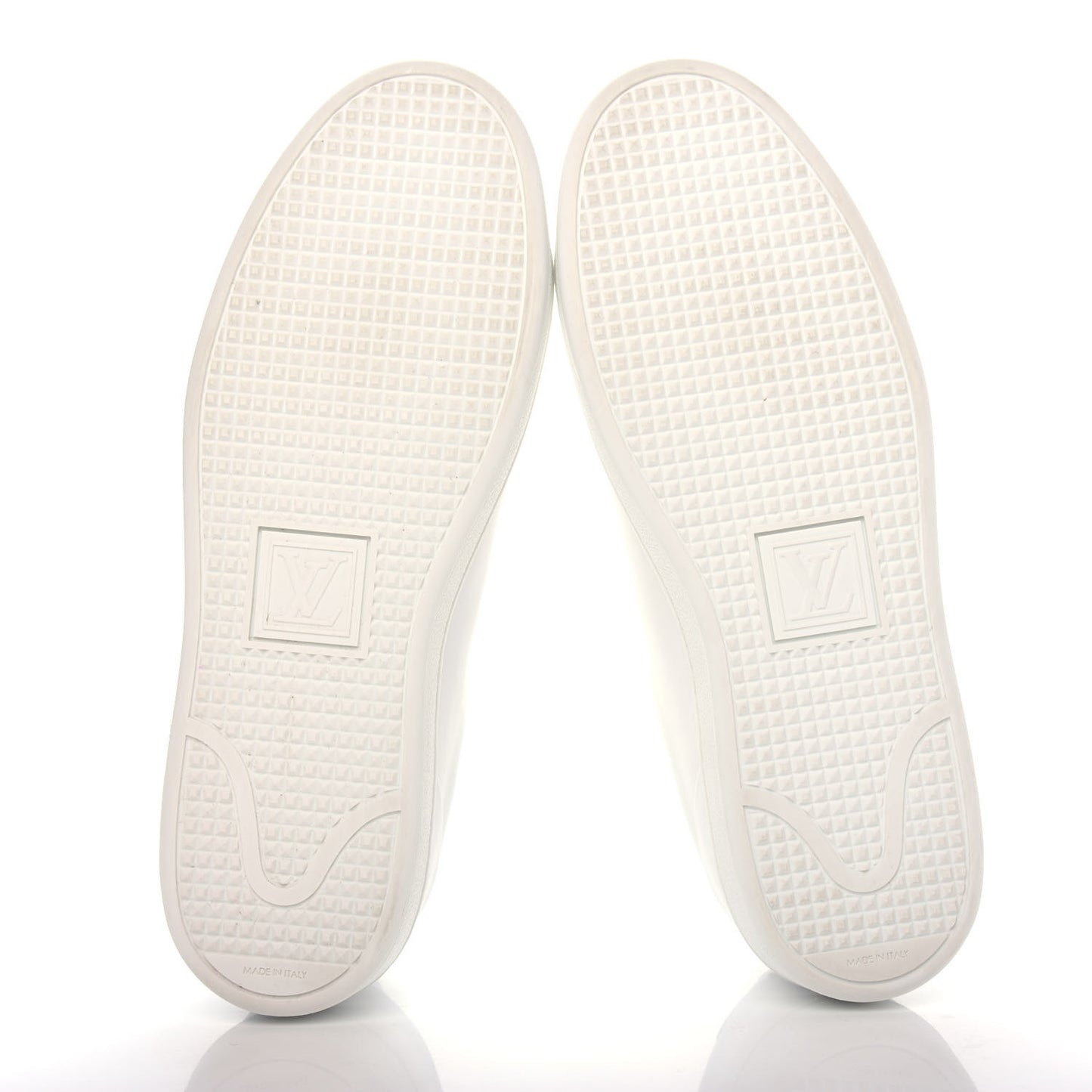 Calfskin Floral Frontrow Sneakers 39 White