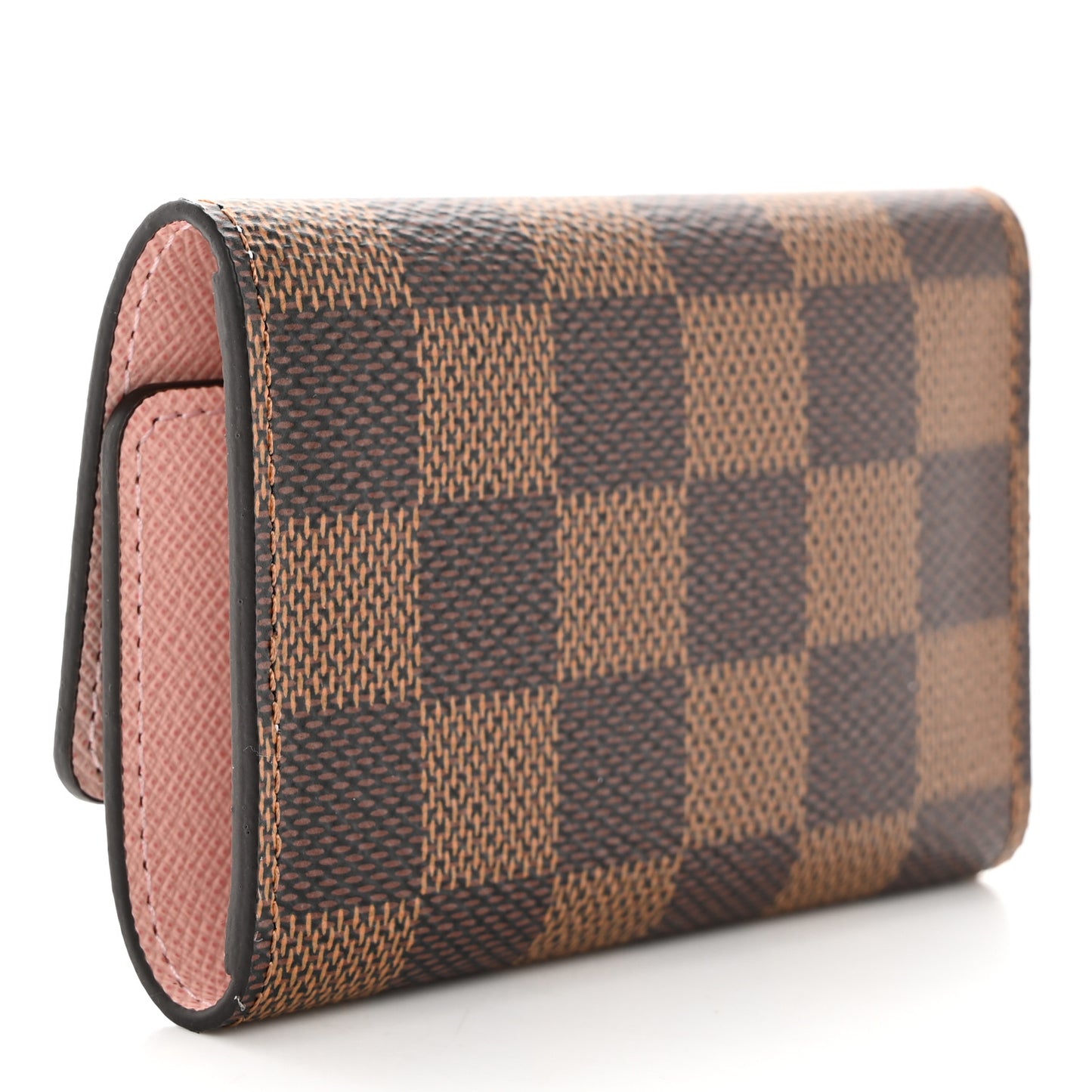 Damier Ebene Multicles 6 Key Holder Rose Ballerine