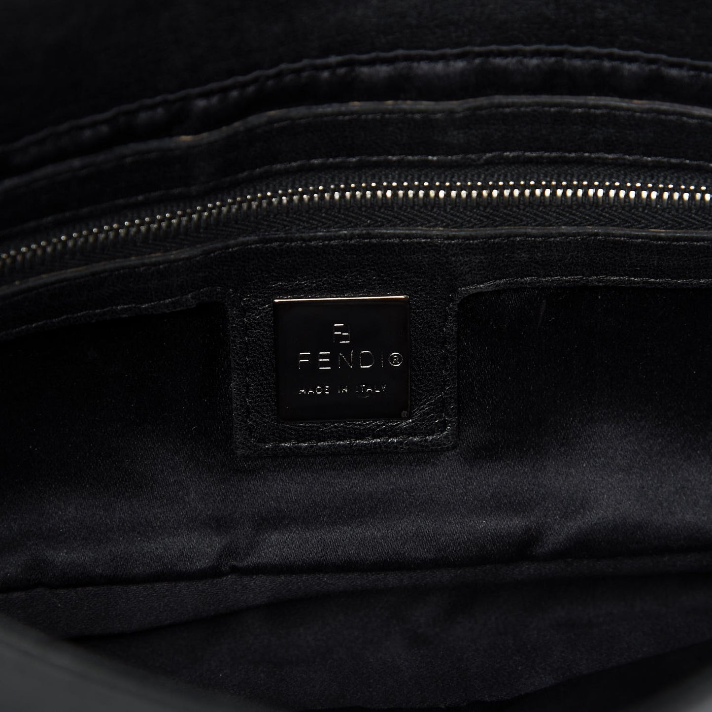 Calfskin Baguette Black