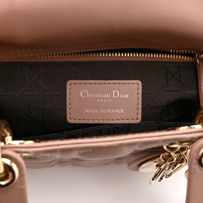 Christian Dior Lambskin Cannage Small My ABCDior Lady Dior Fard 6 of 10