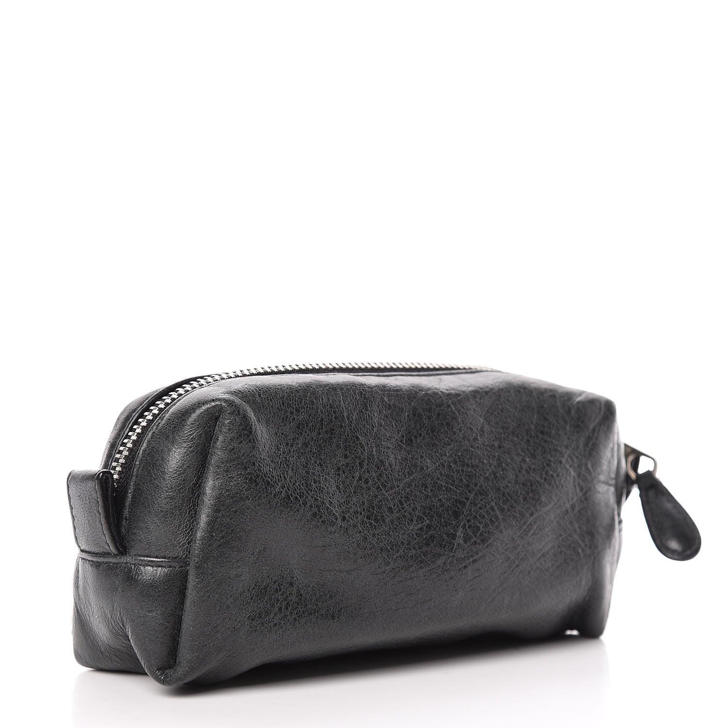 Balenciaga Agneau Giant 12 Silver Hardware Pencil Case M Black 3 of 7