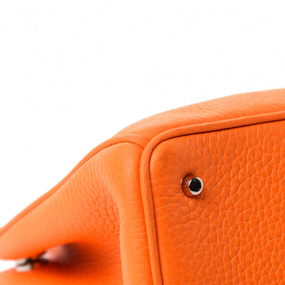Christian Dior Calfskin Mini Diorissimo Tote Orange 7 of 12