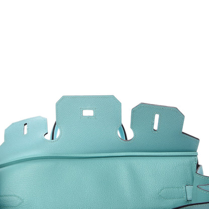 Hermes Epsom Birkin 30 Bleu Atoll 34 of 35