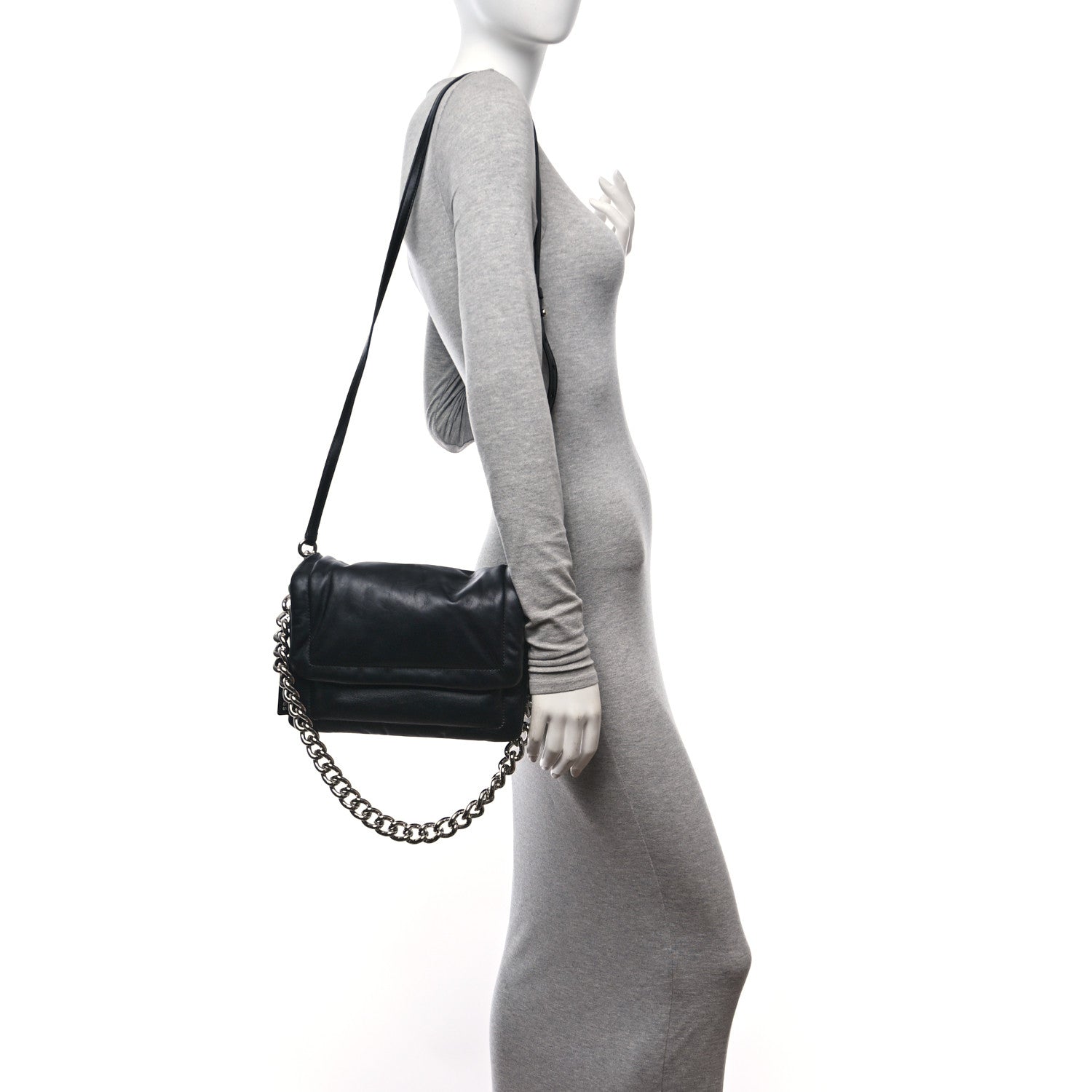 Marc Jacobs Lambskin The Pillow Bag Black 3 of 12