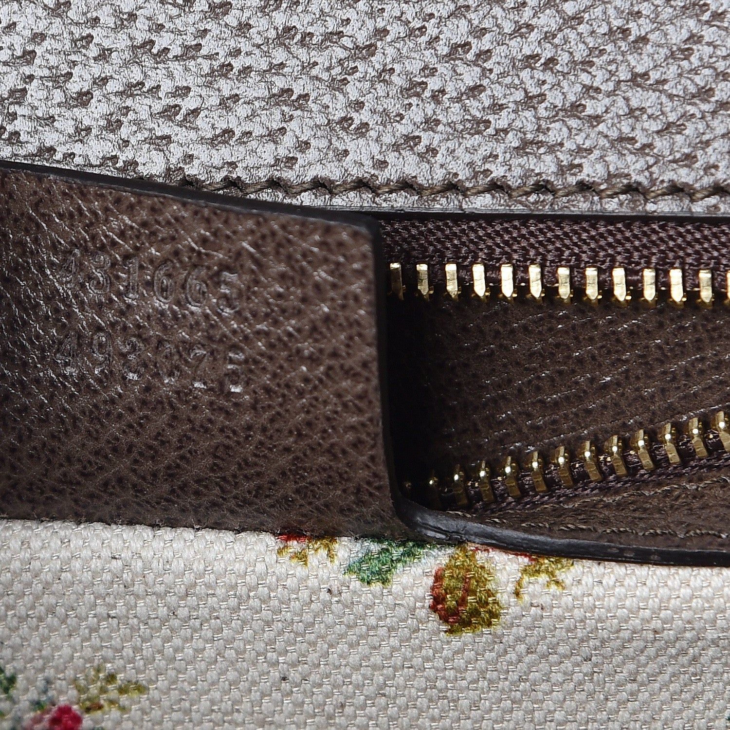 Gucci Calfskin Embroidered Medium Sylvie Top Handle Bag New Acero Multicolor 7 of 10
