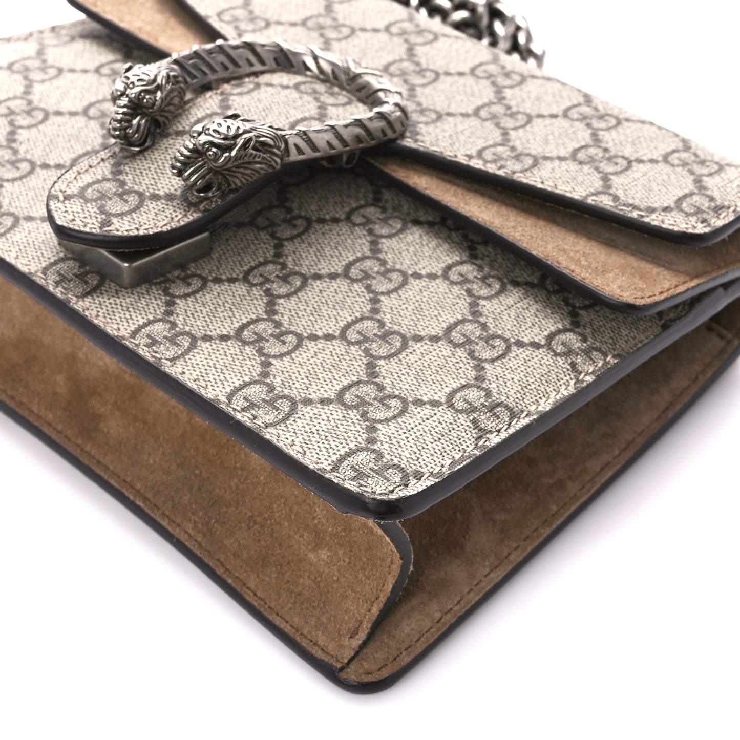 GG Supreme Monogram Mini Dionysus Shoulder Bag Taupe